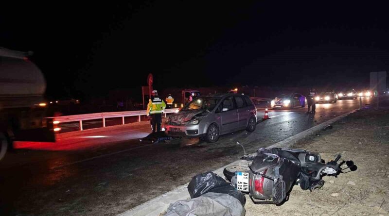 Adana’da otomobil motosiklete çarptı: 1 ölü, 3 yaralı 1