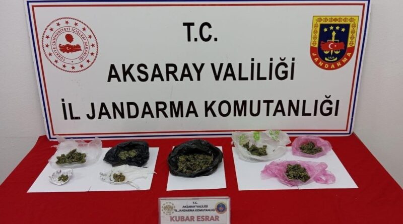 Aksaray'da Jandarma 2 Şahsı Uyuşturucu Ticareti Yapmakla Tutukladı 1