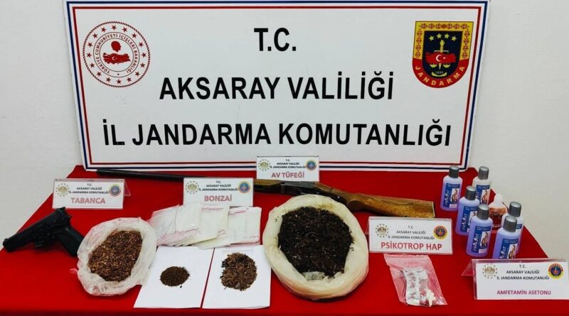 Aksaray'da Jandarma, Milet ile Sentetik Uyuşturucu Taciri Operasyonda Suçüstü Yakaladı 1