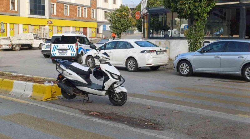 Aydın Efeler'de Otomobil ile Motosiklet Çarpışması 1