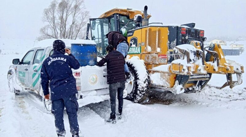 Bolu Dörtdivan'ın Yaylarda Mahsur Kalan 7 Kişiyi Ormancılar Kurtardı 1