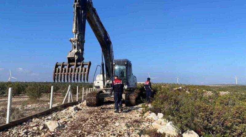 Didim'de Y.Ö., M.Ç. adına hazine arazisinde izinsiz yer açtığı için yakalandı 1