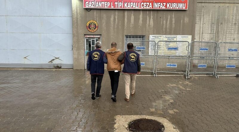 Gaziantep’ta 12 Yıl Hapis Cezasına Tabi Şahıs Şahinbey’de Yakalanıp Tutuklandı 1