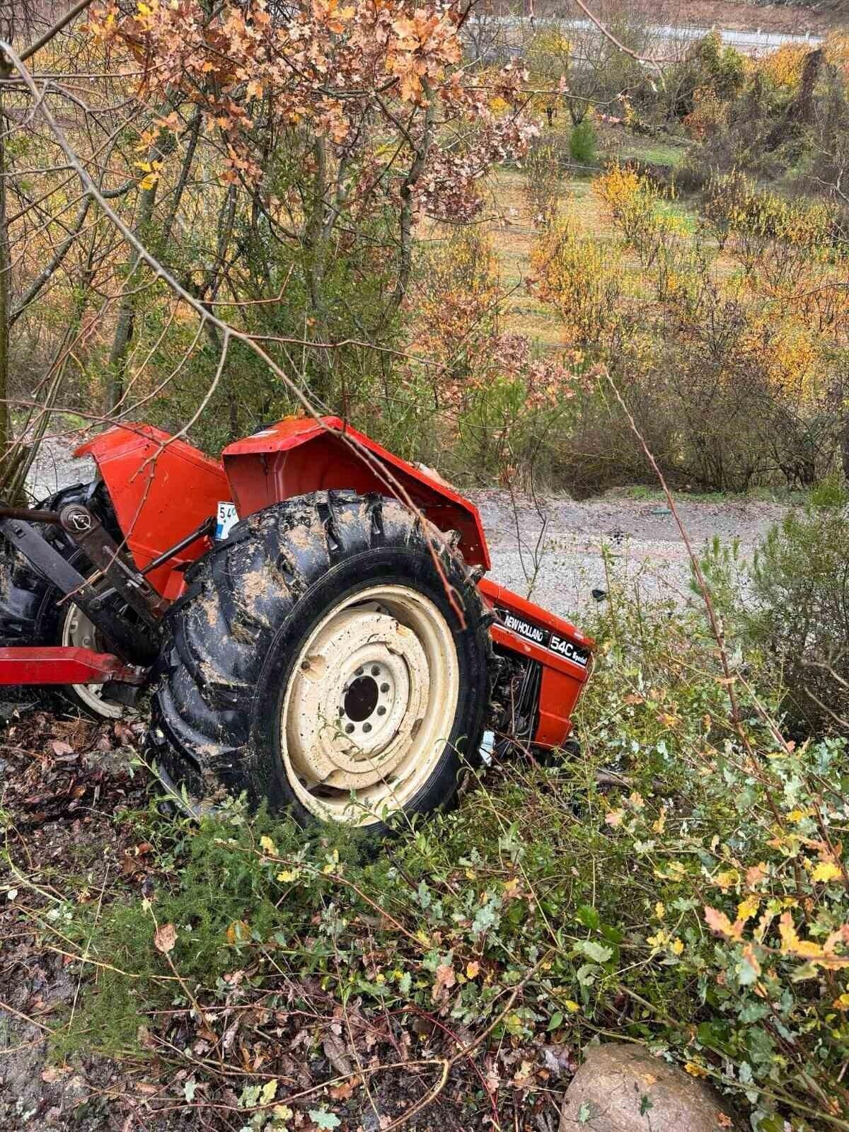 Geyve’de Traktör Kazasında 1 Ölü, 3 Yaralı