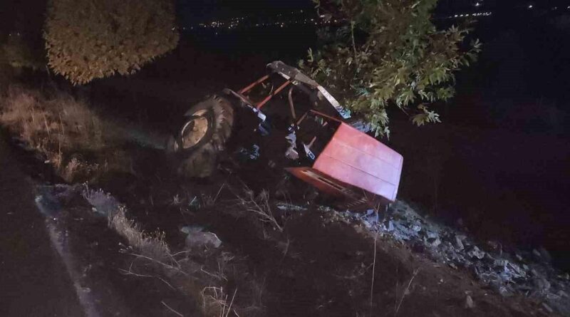 Hatay'da Kamyon-Traktör Çarpışması Traktör Sürücüsünü Yaraladı 1