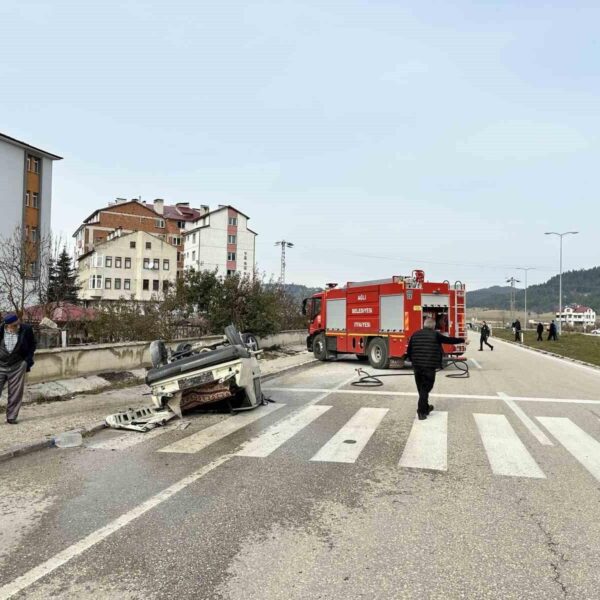 İnebolu kara yolunda meydana gelen kaza-1