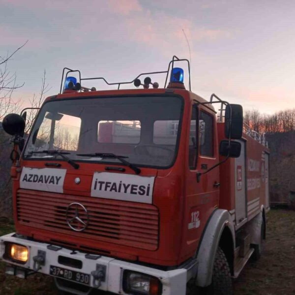 Kastamonu'da çıkan yangın-1