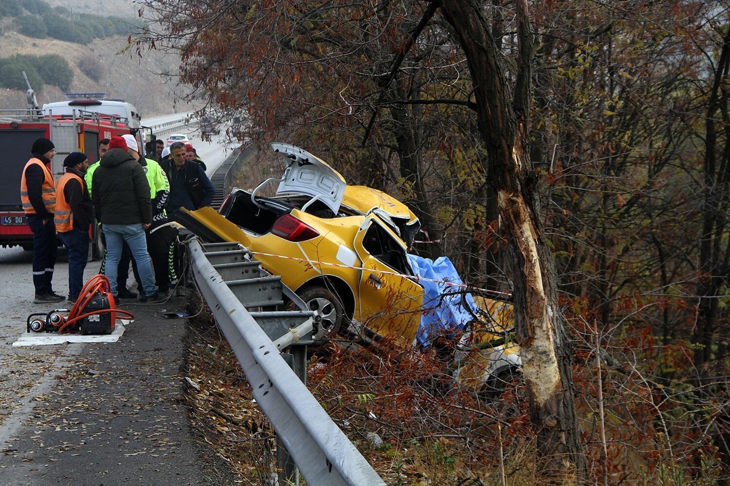 Kula’da Trafik Kazasında İnşaat Mühendisi Öldü Taksi Sürücüsü Tutuklandı