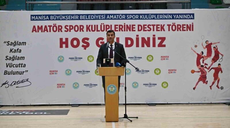 Manisa Büyükşehir Belediyesi, Amatör Spor Kulüplerine 4 Milyon Lira Destek Verdi 1