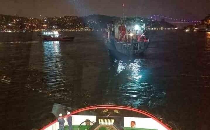 Nazan Tanker İstanbul Boğazı'nda Kurtarılıp Ahırkapı'ya Çekildi 1