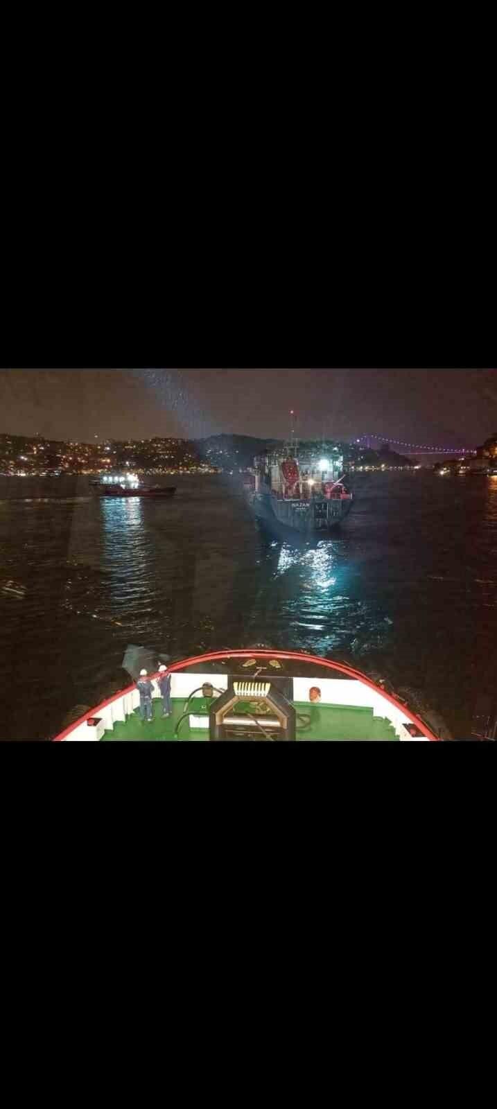 Nazan Tanker İstanbul Boğazı’nda Kurtarılıp Ahırkapı’ya Çekildi