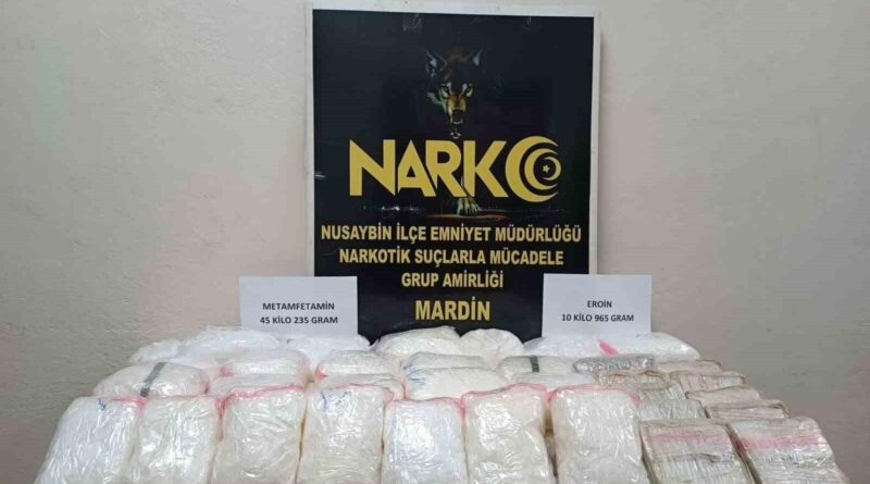 Nusaybin'de 56 Kilo 200 Gram Uyuşturucu Ele Getirildi 1