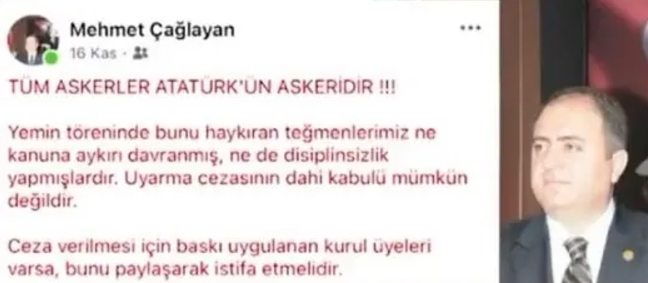 Savcı Mehmet Çağlayan paylaşımı