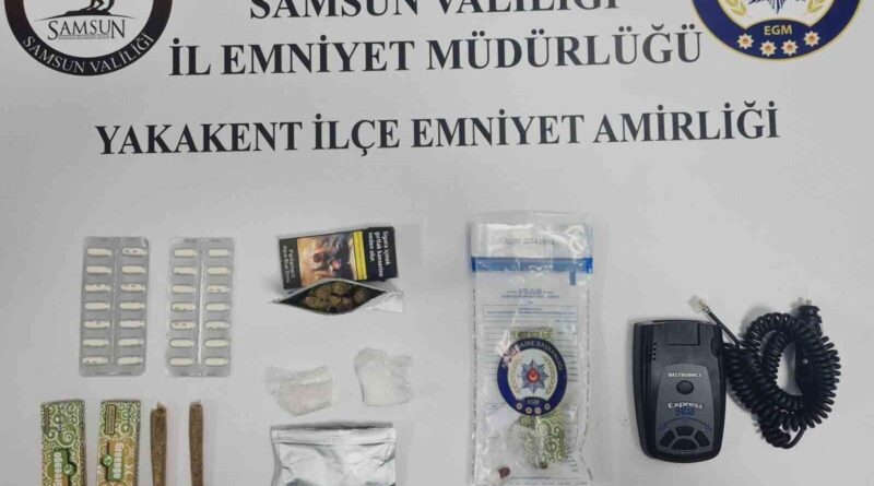 Samsun Polisinden Narkotik ve Radar Tespit Cihazı Ele Getirildi 1