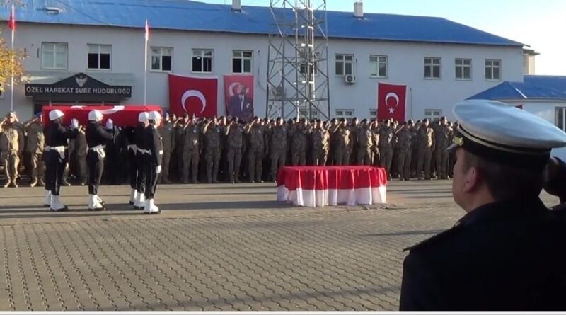 Tunceli'de şehit olan polis memuru Yiğit Can Yiğit için cenaze töreni düzenlendi 1