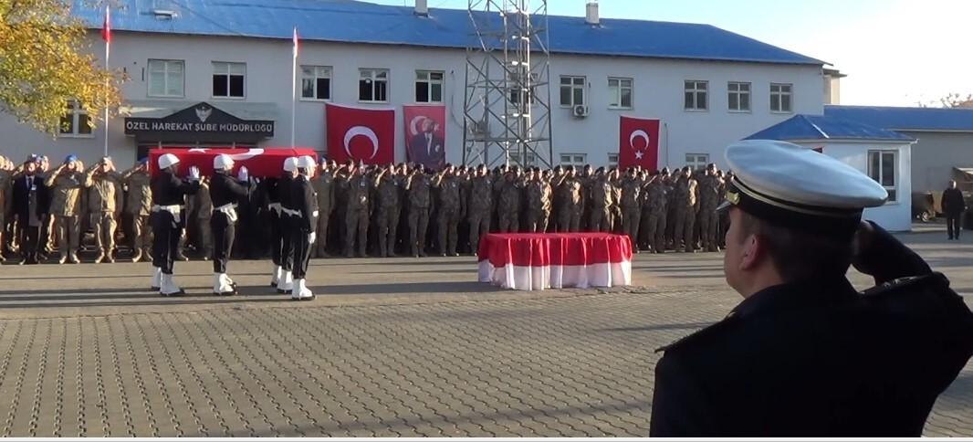 Tunceli’de Atış Eğitimi Sırasında Şehit Olmuş Polis Memuru Yiğit Can Yiğit için Cenaze Törenleri