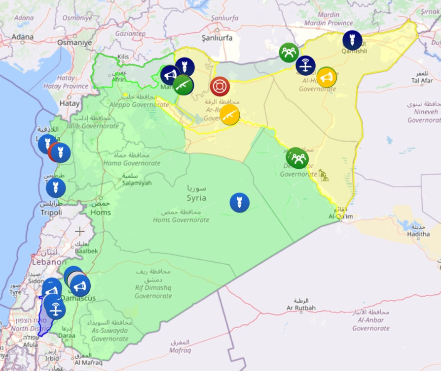 Suriye haritası son durum