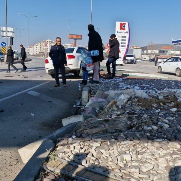 Aksaray'da meydana gelen trafik kazası-5