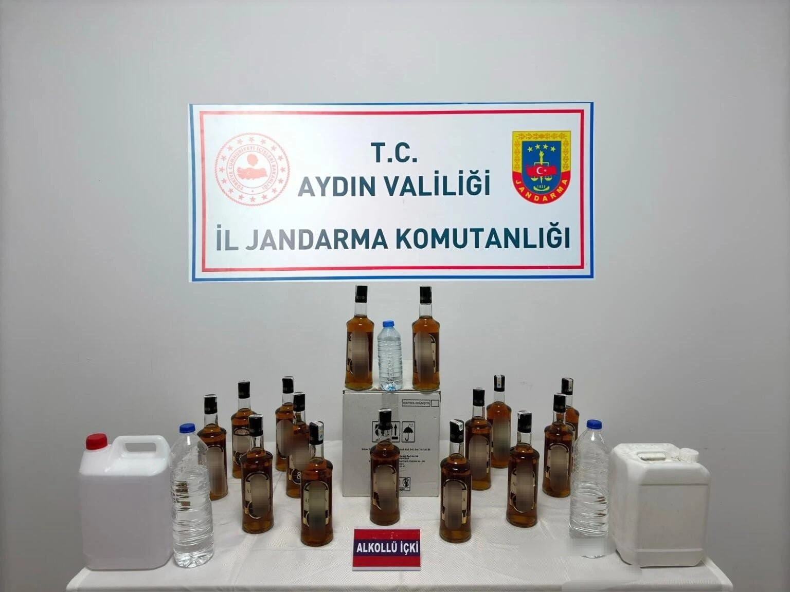 Aydın’da Sahte Alkol Operasyonu: 4 Bin 406 Şahsın Sorgulanması ve 42 Litre Sahte Alkol Ele Getirilmesi