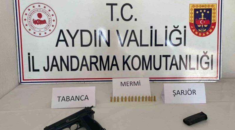 Aydın'ın Köşk İlçesinde Ruhsatlı Değil Tabanca Ele Geçirildi 1