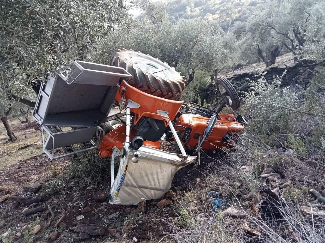 Aydın Söke’nde Yaşanan Traktör Kazasında Hüseyin K. Ağır Yaralandı