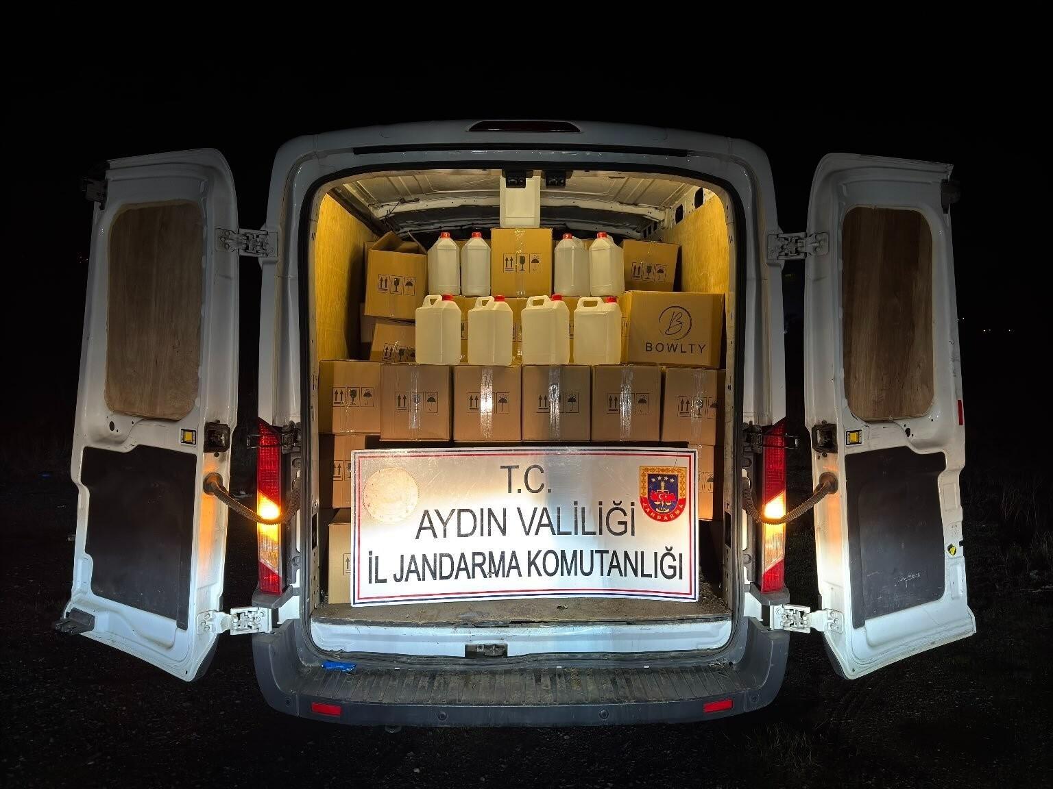 Aydın’ın Germencik’te 1 Ton 600 Litre Etil Alkol Ele Geçirildi, İki Kişi Gözaltına Alındı