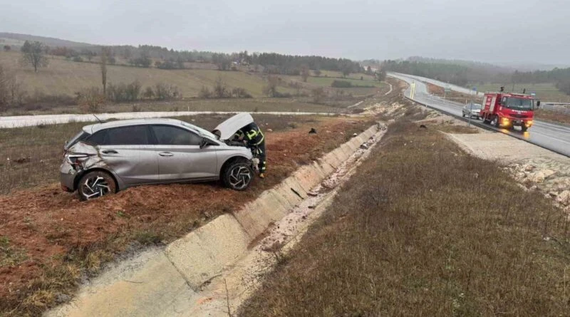 Bilecik'te Trafik Kazasında 1 Kişi Yaralandı 1