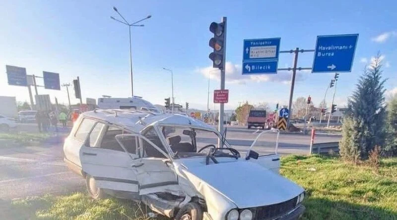 Bursa Yenişehir İznik yolunda geçirdiği kaza sonucu Serkan Yıldızhan hayatını kaybetti 1