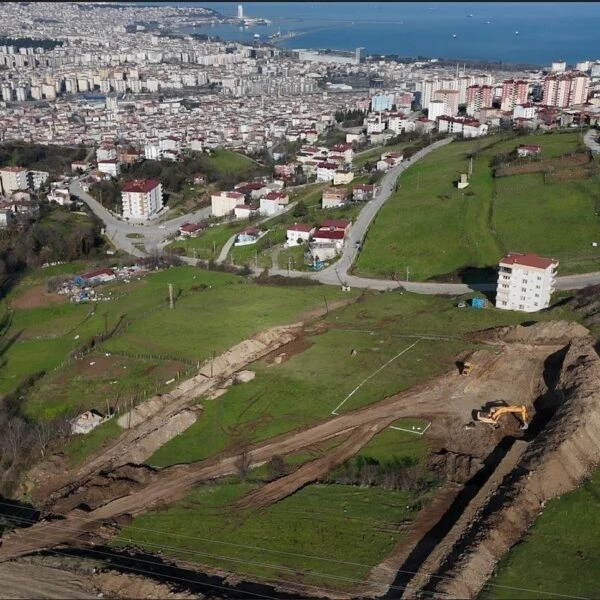 Canik ilçesinde fen lise yapım çalışmaları-1