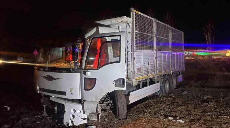 Çorum'un Sungurlu'nda Kamyon Sürücüsü Tarlaya Uçarak Yaralandı 1