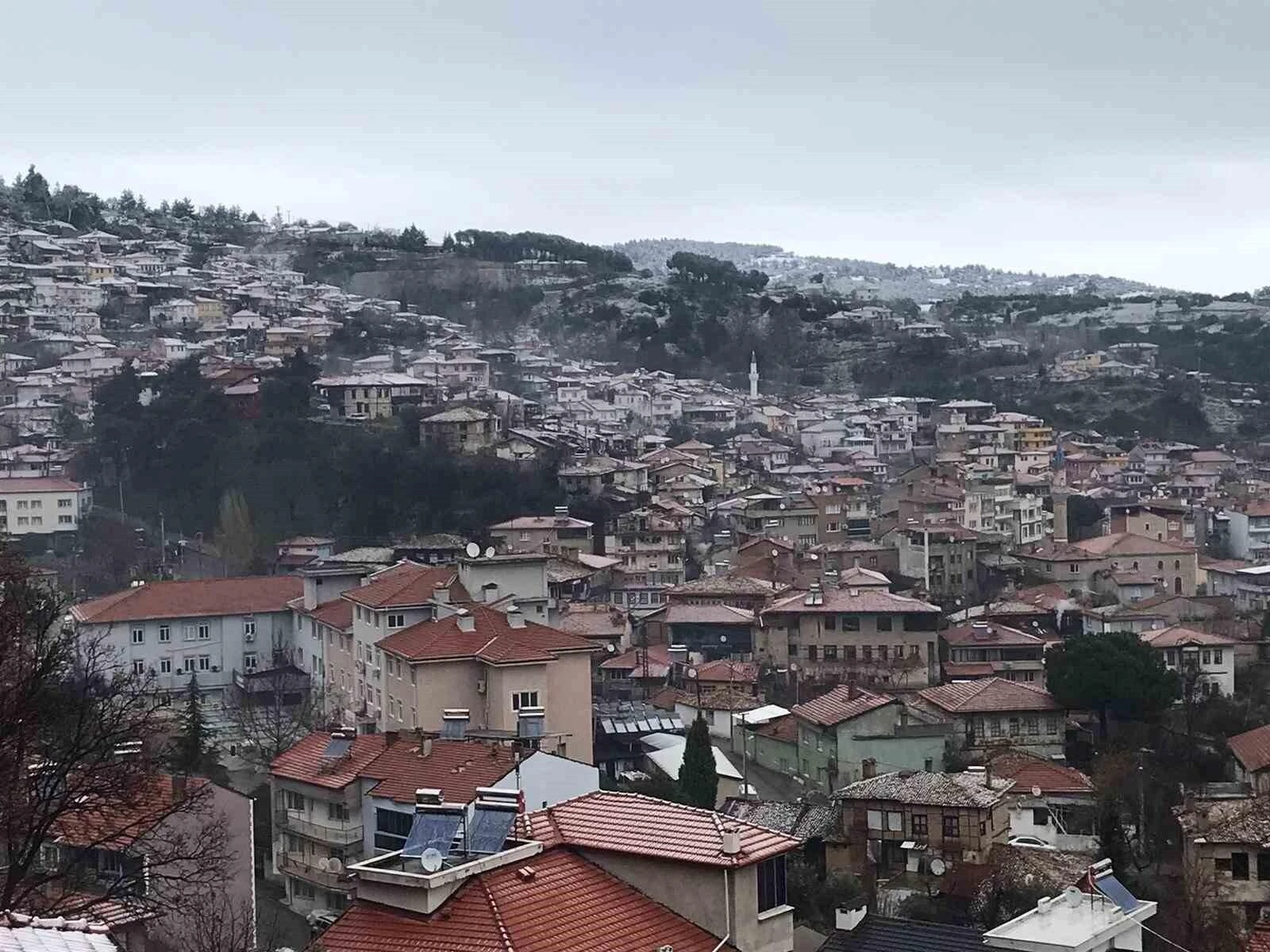 Denizli’nin Yüksek Kesimleri Karla Kaplandı