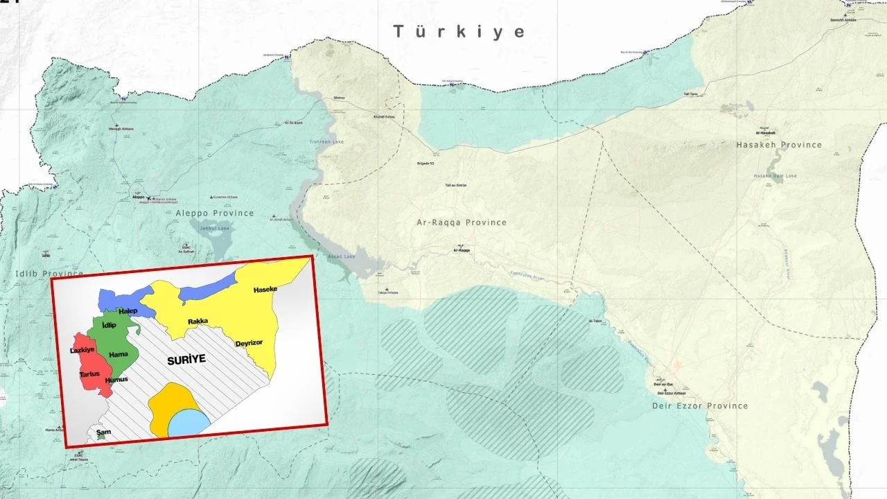 Anlık Suriye haritası 10 Aralık 2024