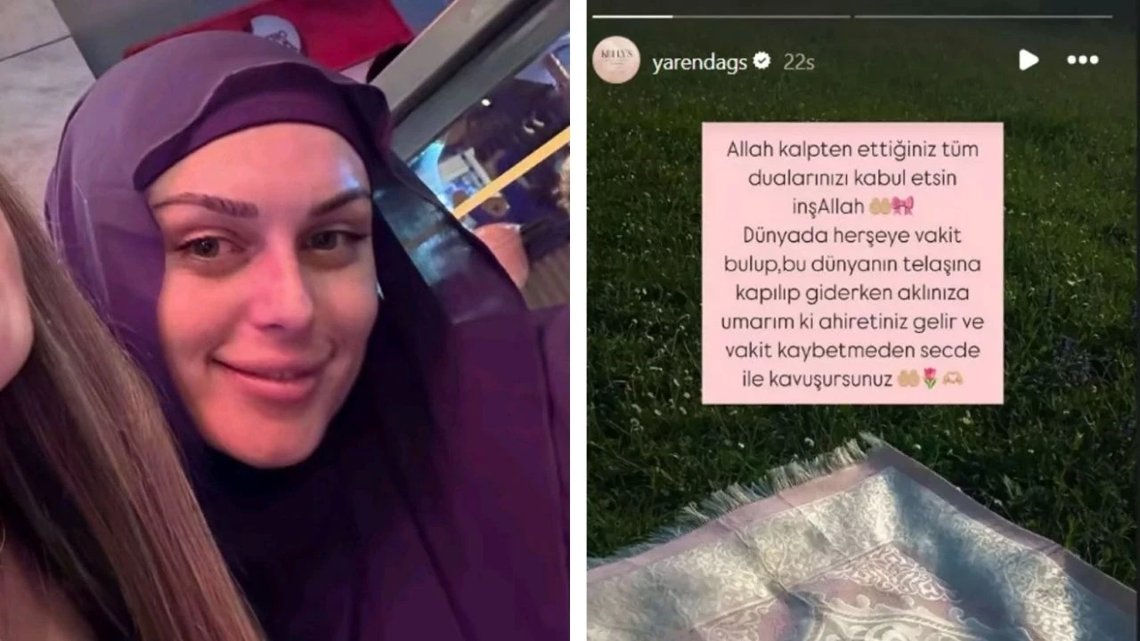 Kısmetse Olur Yaren tesettürlü hali fotoğrafları gündemde