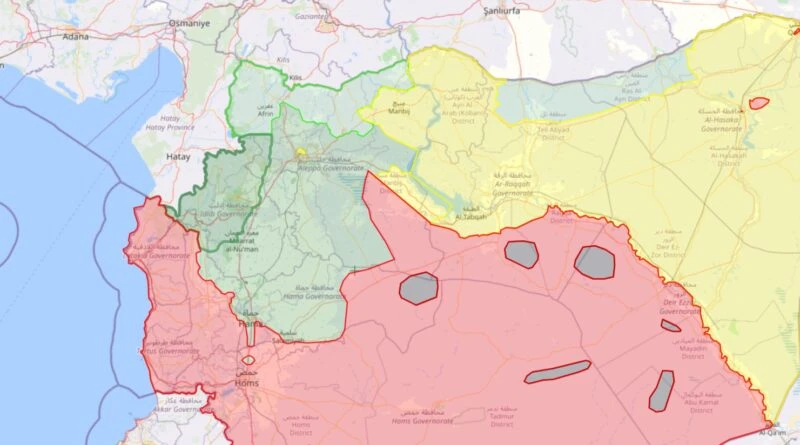 Suriye haritası güncel