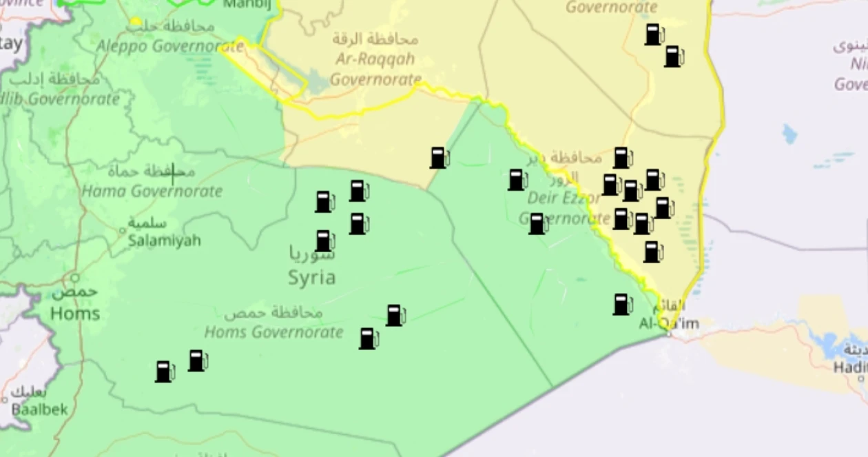 Suriye Petrol Haritası (GÜNCEL)