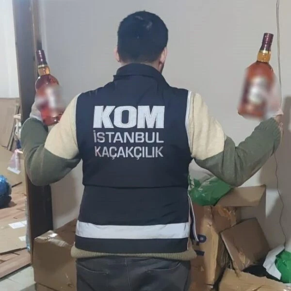 İstanbul'da sahte alkol üretimi operasyonu-1