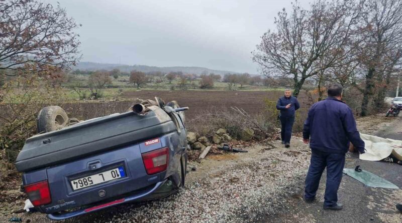 İvrindi'de Y.Y. idaresindeki araç tek taraflı kazada Y.Y. hayatını kaybetti, E.M. ve K.Ç. yaralandı 1