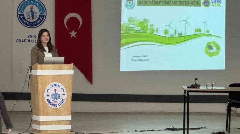 İznik Belediyesi, Genç Nesillerde Çevre Bilinci Oluşturmak İçin Okullarda Çevre Seminerleri Düzenliyor 1