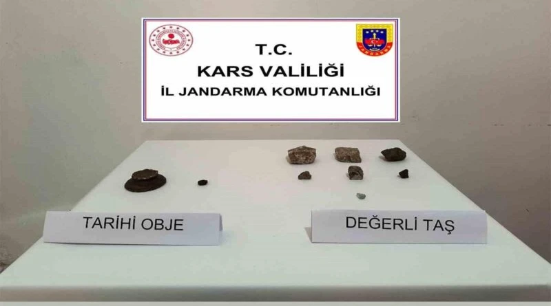 Kars Jandarması Susuz'da Tarihi Eser Eleği 1