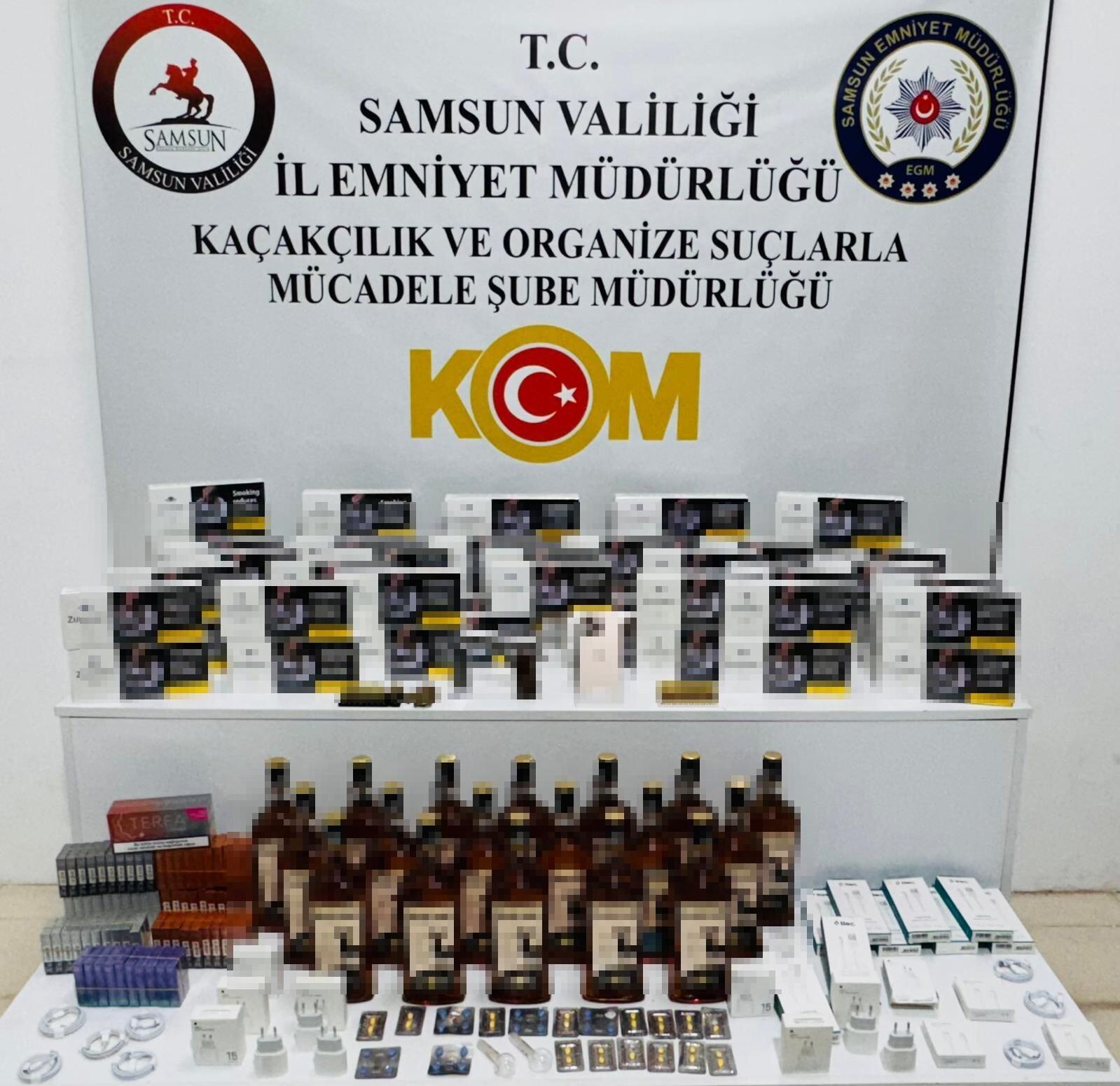 Samsun’da İçki Kaçakçılığı Operasyonu: 13 Kişi Gözaltı Alındı