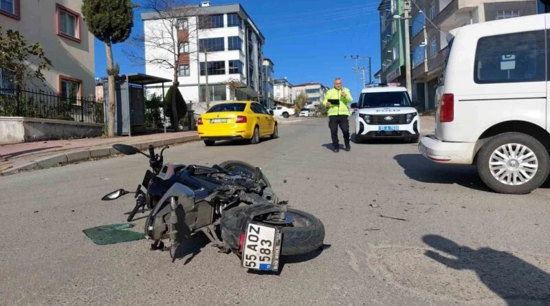 Samsun İlkadım'da Motosiklet Ticari Araça Çarpaşılığı Sonrası Yaralanan Ahmet Hakan Yılmaz Tedavi Altına Alındı 1