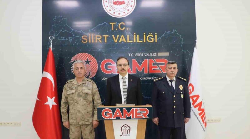 Siirt Valisi Dr. Kemal Kızılkaya'nın Başkanlığında Siirt'te Terör ve Uyuşturucu ile Mücadele: Kasım Ayı Toplantısı 1