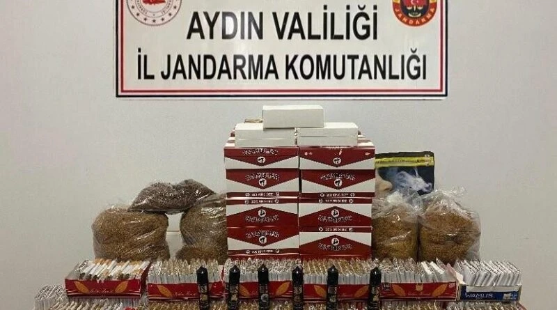 Söke’de 55 bin dolu makaron ele geçirildi 1