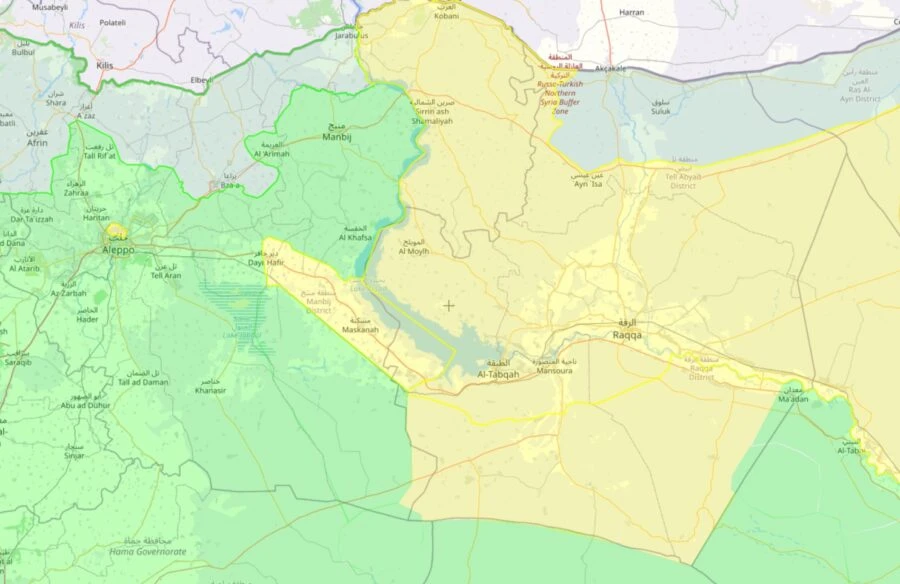 Suriye haritası son durum 2024