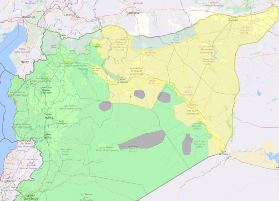 Suriye haritası son durum