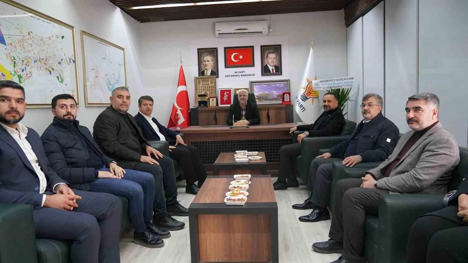 Adıyaman’da AK Parti İl Başkanı Ziyaret Edildi