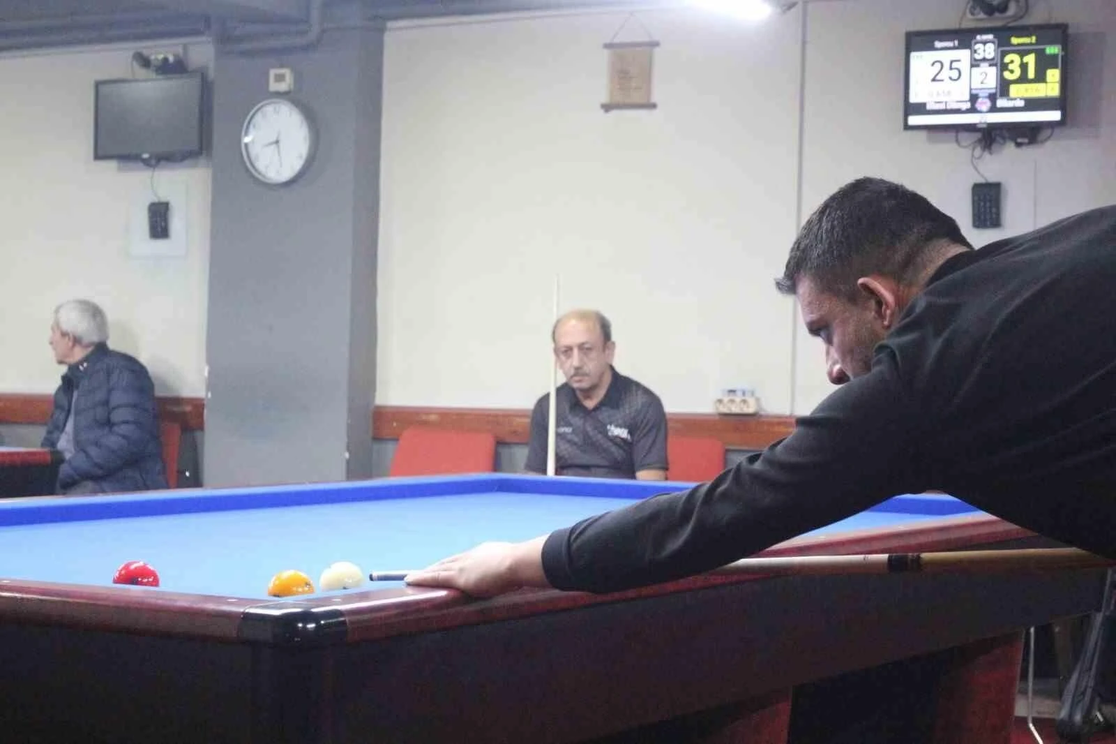 Afyonkarahisar’da 1. Afyon Basın Cemiyeti 3 Bant Bilardo Turnuvası Finaliyle Son Buldu