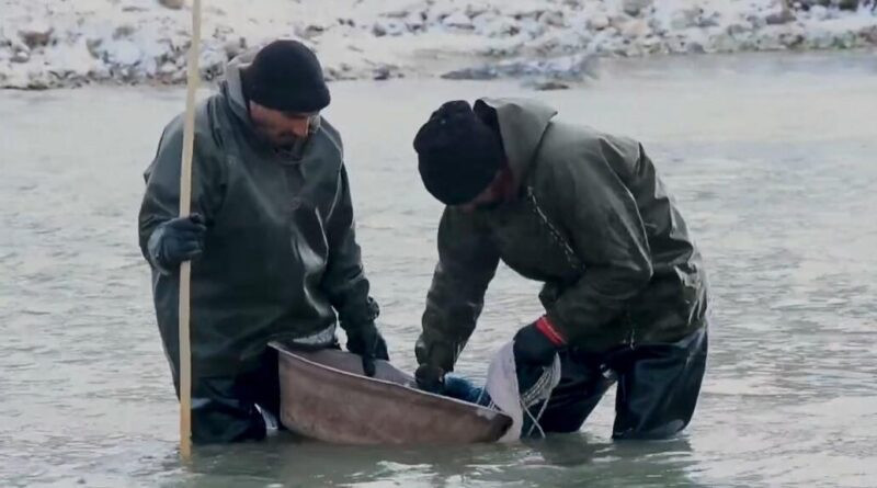 Ağrı Diyadin'de Balıkçılar Soğuk Havaya Karşı Sıkı Bir Çalışma İçin Çalışıyor 1