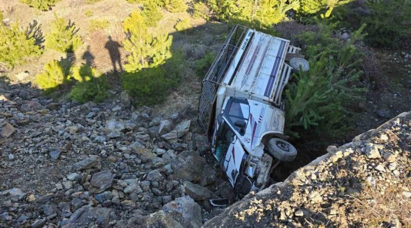 Amasya'da Dereye Uçan Kamyonet Sürücüsü Yaralandı - Mehmet K. (25) 1