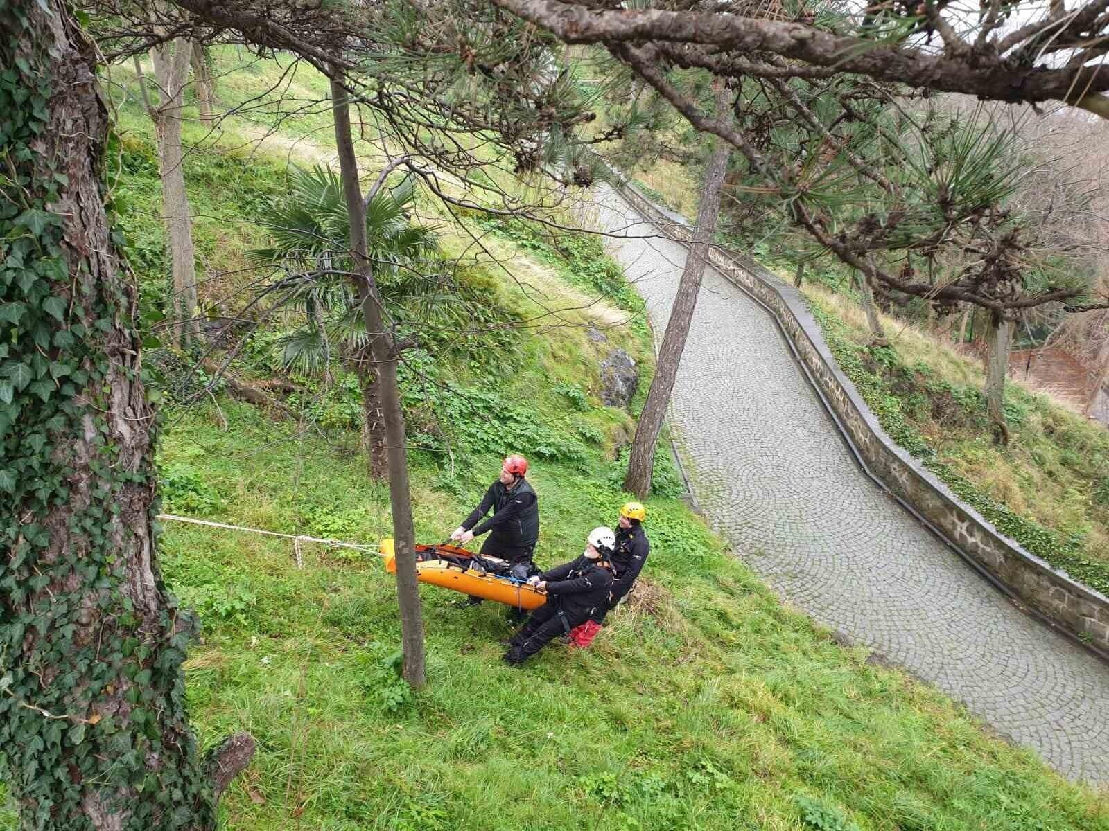 ATAK Giresun Ekibi, Giresun Kalesi’nde İp Teknikleri ve Navigasyon Eğitimi Aldı